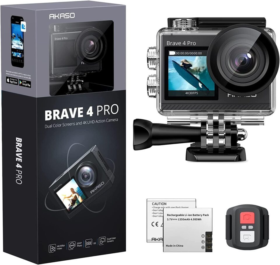 7 Migliori Action Cam: Guida all'acquisto 16 Akaso Brave 4 PRO