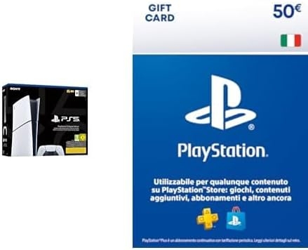 Playstation 5 Console Edizione Digital + 50 Store Gift Card