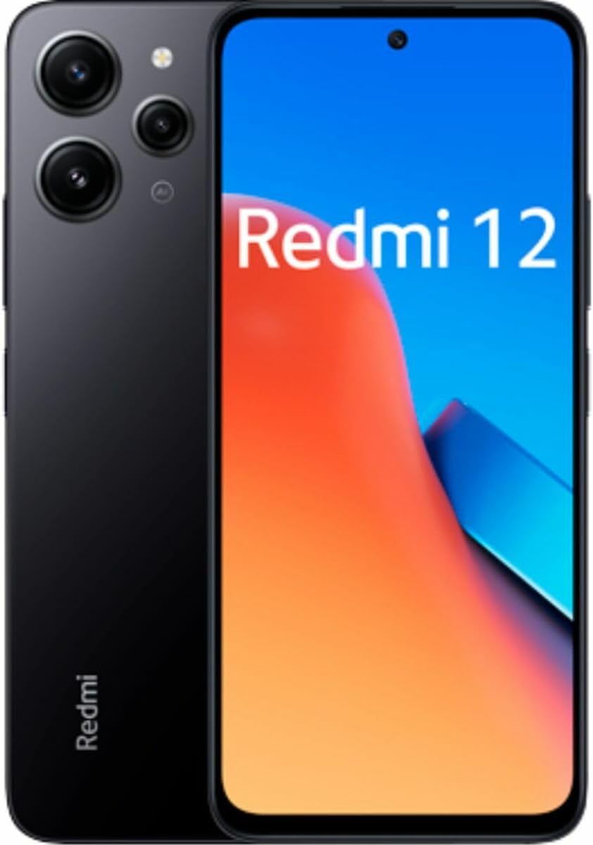 XIAOMI - REDMI 12 - 256Go - 4G - Noir minuit
