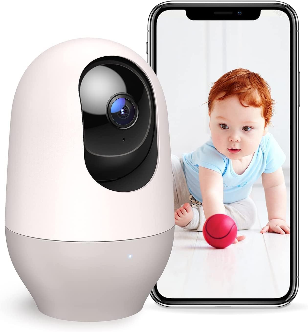 Le migliori offerte di Amazon di oggi, tutti i giorni 64 Nooie Telecamera Wi-Fi Interno 1080P, Videocamera Sorveglianza 360°WiFi 2,4GHz, Con Visione Notturna, Audio Bidirezionale, Tracciamento del Movimento, Storage su Cloud e SD