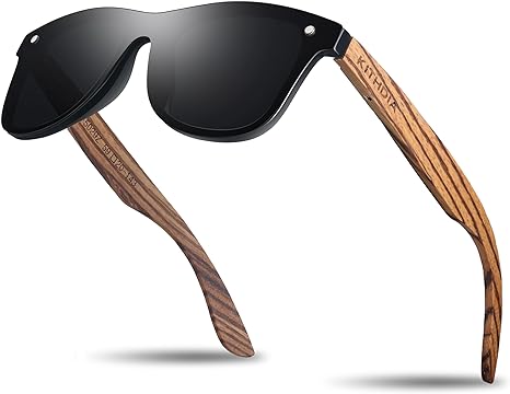 KITHDIA occhiali da sole in legno da uomo unisex occhiali da sole polarizzati con protezione UV400 occhiali da sole Donna C5029