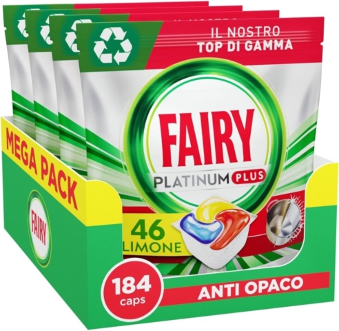 Fairy Platinum Detersivo Pastiglie Lavastoviglie Plus