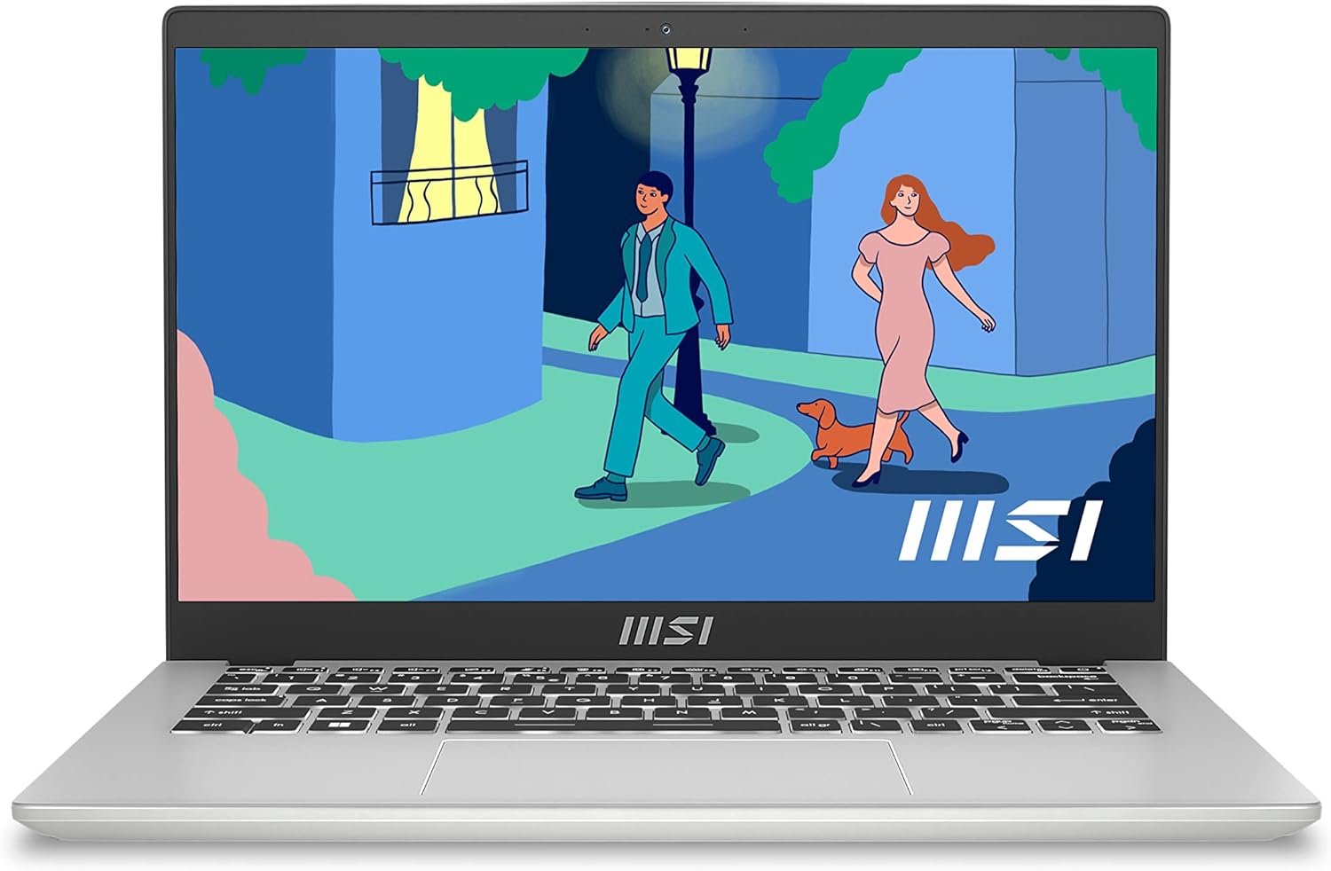 MSI Modern 14 C12M-073IT, Notebook 14" Full-HD 60Hz, Intel I7-1255U, Intel Iris Xe, 16GB RAM DDR4, 512GB SSD M.2 PCIe 3, WiFi 6, Win 11 Home [Layout e Garanzia ITA]