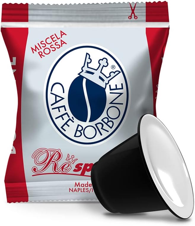 Caffé in offerta eccezionale su Amazon 43 Caffè Borbone Respresso, Miscela Rossa - 100 Capsule - Compatibili con le Macchine ad uso domestico Nespresso