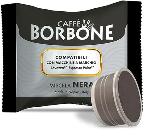 Caffé in offerta eccezionale su Amazon 39 Caffè Borbone Miscela Nera - 100 Capsule - Compatibili con le Macchine Lavazza* Espresso Point