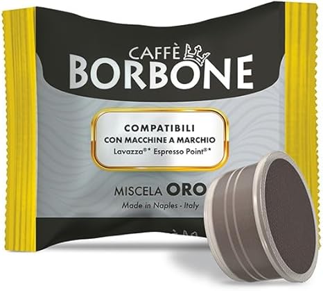 Caffé in offerta eccezionale su Amazon 40 Caffè Borbone Miscela Oro - 100 Capsule - Compatibili con le Macchine Lavazza* Espresso Point